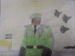  Gen.chazuga bomodu aka mobeakta is at the mobeakotan air base