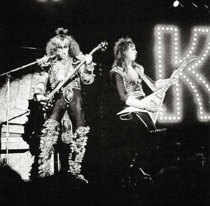  Gene and Vinnie ~Norman, Oklahoma...March 21, 1983 (Creatures of the Night Tour)