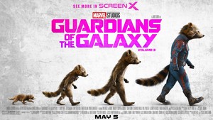  Guardians of the Galaxy Vol. 3 | ScreenX Promotional poster