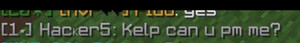  Invalid نام کا صارف on Hypixel DM msg