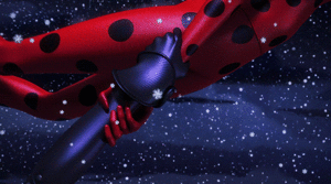  Ladybug and Chat Noir fighting Santa Claws