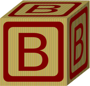  Letter Block B Clip Art