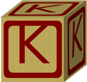  Letter Block K Clip Art