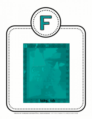  Letter F Flaky