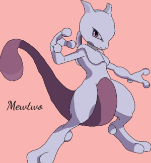  Mewtwo Fanart By Me! (I_love_pokemon)