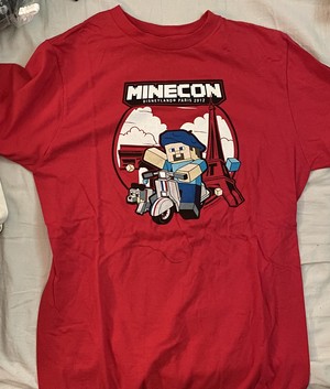  Minecon 2012 셔츠 French Steve