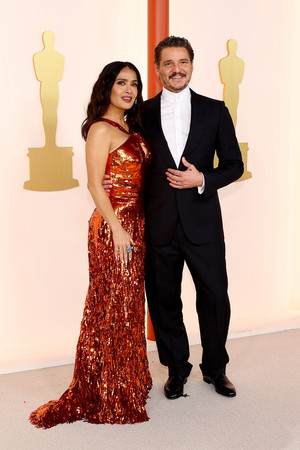  Salma Hayek and Pedro Pascal | 95th Annual Academy Awards in Hollywood, California | March 12, 2023