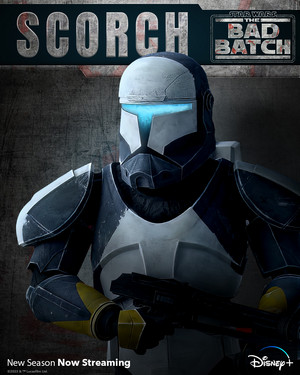 Scorch | Star Wars: The Bad Batch | Season 2 | Character poster
