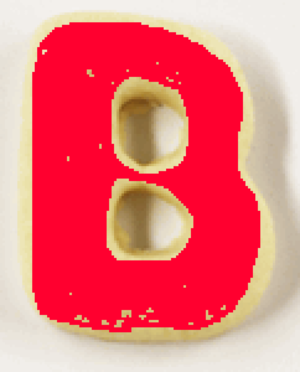  The Letter B Sugar biscotti, cookie