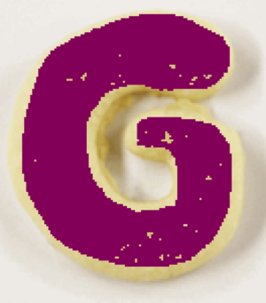 The Letter G Sugar Cookies