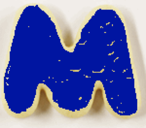  The Letter M Sugar cookies