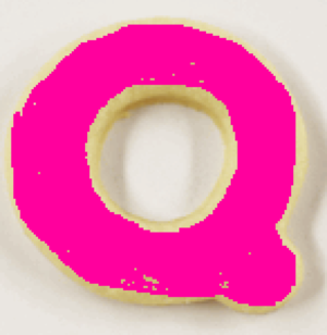  The Letter Q Sugar koekjes, cookies