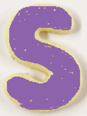 The Letter S Sugar Cookies