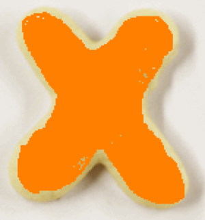 The Letter X Sugar Cookies