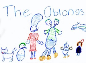 The Oblongs Family drawing