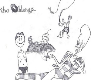 The Oblongs family drawing