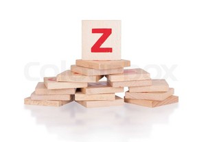  Wooden Blocks On Letter Z