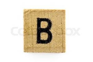  Wooden Blocks With Letters B