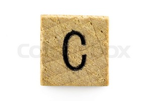  Wooden Blocks With Letters C