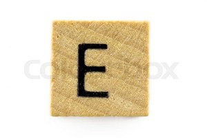  Wooden Blocks With Letters E