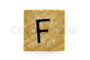  Wooden Blocks With Letters F