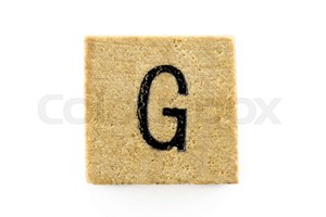  Wooden Blocks With Letters G