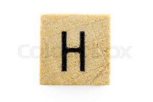  Wooden Blocks With Letters H