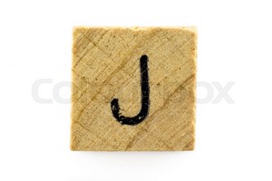  Wooden Blocks With Letters J