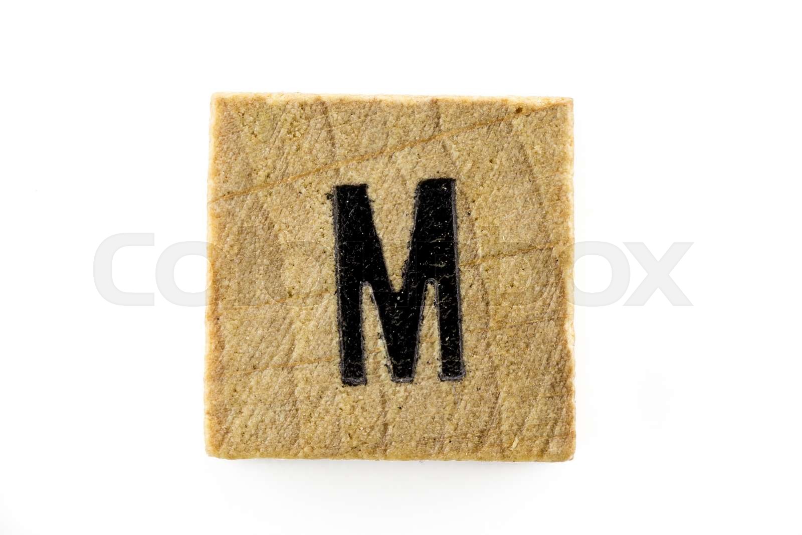 Wooden Blocks With Letters M
