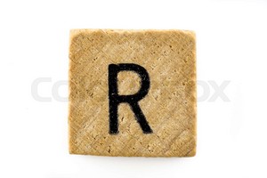  Wooden Blocks With Letters R