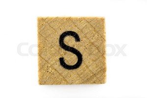 Wooden Blocks With Letters S