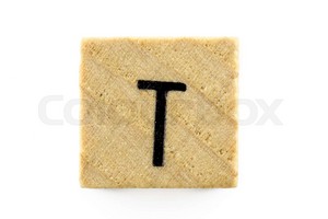  Wooden Blocks With Letters T