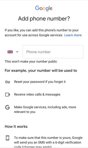  Add Phone Number With Google Account