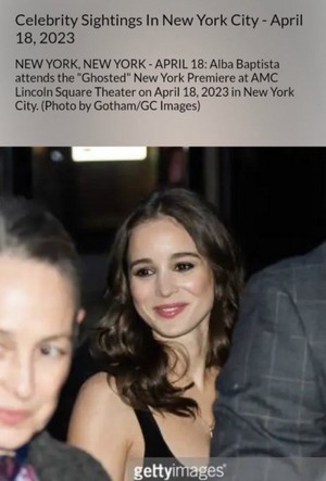Alba Baptista ♡ | Ghosted New York Premiere | April 18, 2023