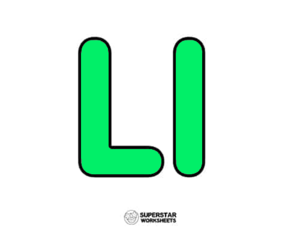  Alphabet Letter Card Ll