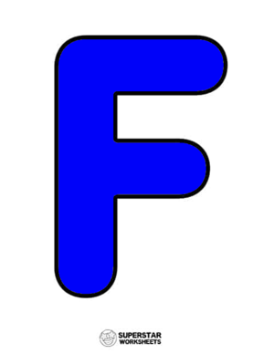  Alphabet Uppercase F