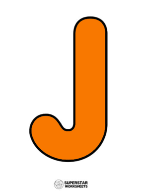  Alphabet Uppercase J