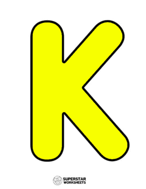  Alphabet Uppercase K
