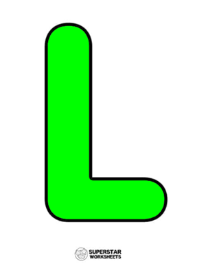  Alphabet Uppercase L