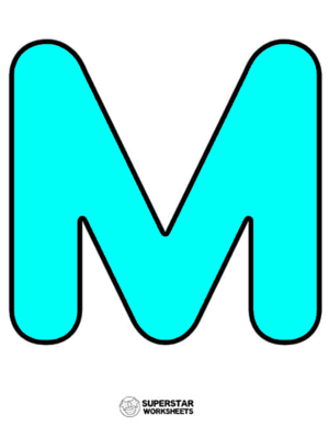 Alphabet Uppercase M