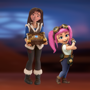  Ava and Bertie Girls Power Time from Hearthstone 2