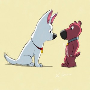  Bolt meets Henry (American Dog)