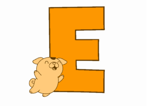  Cat And Dog Letter E