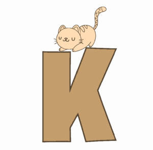  Cat And Dog Letter K