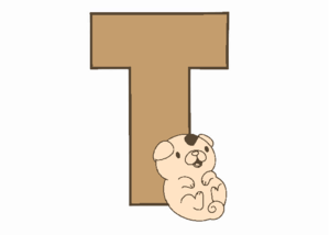 Cat And Dog Letter T