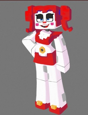Circus Baby Minecraft by Wifeburger