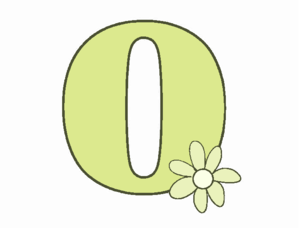 Flower Letter O