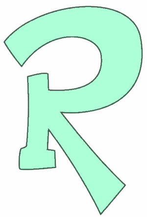  Graffïtï Bubble Letter R