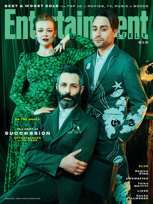  Kieran Culkin, Jeremy Strong and Sarah Snook - Entertainment Weekly Cover - 2019