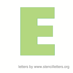  Large Bïg Letters E